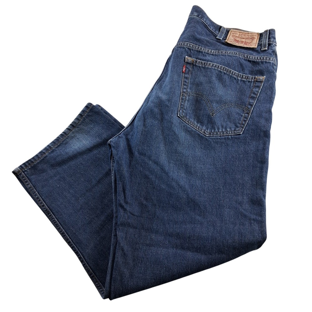 Levi's 559 Relaxed Straight Jeans‎ Mens 42x30 Blue Denim Classic 5-Pocket